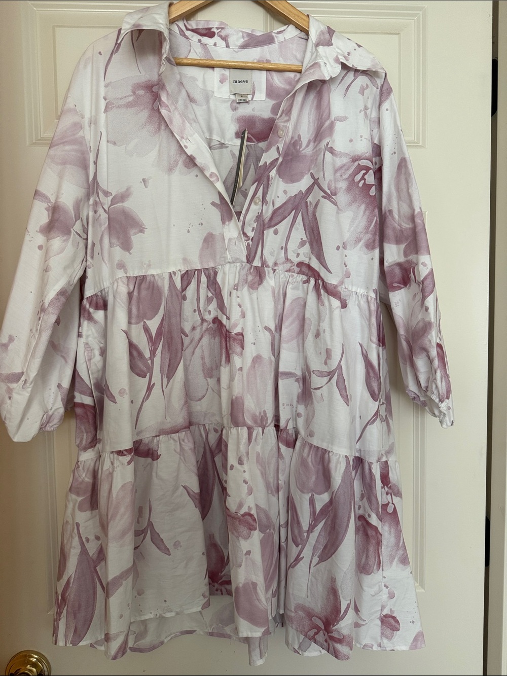 Maeve Bettina Mini Shirt Dress by loverlygrey